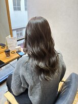 ネウィ 大分中央町店(newi) ブリーチなしオリーブベージュ透明感艶感梅雨対策うねり防止