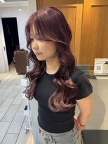テトラ バイ ネオリーブ 横浜西口店(tetra by neolive)&nbsp;ピンクラベンダー　ハイトーン　ケアブリーチ　ロング　横浜★