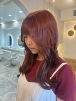 ラヴィズム 栄店(LUVISM)&nbsp;栄/矢場町/レイヤー/韓国巻き/ボルドー/ピンクラベンダー