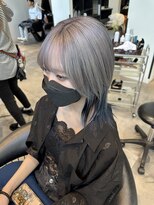 クリック 辰巳店(CLiC)&nbsp;ウルフレイヤー×シルバー×ネイビーブルー×インナーカラー