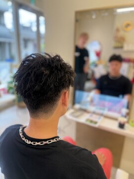 stella太秦店 朝のセットが楽になる!無造作ピンパーマ