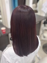 プランタン フォー ヘアー(printemps FOR HAIR)&nbsp;八重畑担当/ブリーチなし/ワインレッド