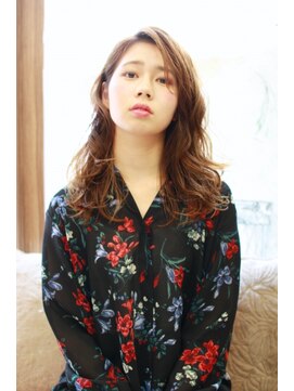 トヌコア ルア 下北沢店(TONUKOA RUA) 『TonukoaRua』大人かわいい横揺れウェーブなミディ☆