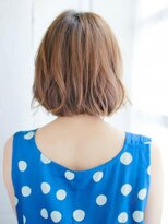 ヘアメイク ナル(hair make nalu) シースルーバングの外ハネカール