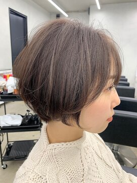 ランズ(LANDS) 【LANDS】大人可愛いハンサムショート/丸みくびれショート