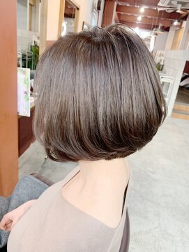 ルーファス 恵比寿 渋谷(Ruufus) 30代の丸みミニボブ【Ruufus恵比寿渋谷】31515