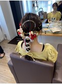 成人式、卒業式ヘアセット