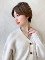 ロンド ストラーダ 心斎橋(Lond strada)&nbsp;ショート×ハイライト白髪ぼかし×シルキーベージュ[心斎橋]