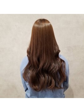 ラブアンドヘアーマハロ(Love&Hair Mahalo) 【韓国風ヘア】ツヤ＆透明感カラー