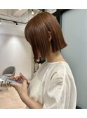 ブリーチなしオレンジベージュ