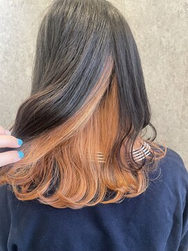 ガーデンエス 府中店(GARDENes) オレンジインナーカラー♪