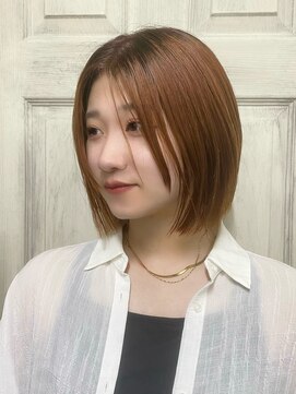 ヘアデザイン アンジェロカフェ(Hair Design Angelo cafe) 春色♪オレンジブラウン
