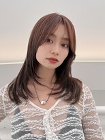 プール(POOL) 【TAISEI】フェイスレイヤーカット&透明感ベージュカラー