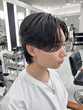ネクスト 静岡店(NEXT) MEN'S HAIR カルマパーマ　ダークアッシュ ニュアンスパーマ