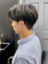 フレームプラス なんば駅前店(FRAME+) 大人ゆるパーマ馴染む刈り上げ