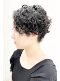 【松戸 藤原】ハンサムショート パーマ大人かわいい