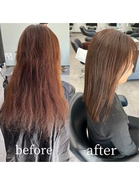 ガルボヘアー 桟橋店(garbo hair) 大人カラー イメチェン 透明感カラー アッシュブラウン