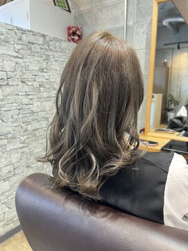 セプトヘア(sept hair) グレージュカラー