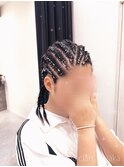 コーンロウ/心斎橋ヘアセット