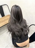 【大人デザイン】ハイライト×ホワイトシルバー×10~40代