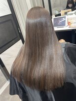 ピリオド 松阪(Period.)&nbsp;ロングヘアーシナモンベージュ髪質改善 松阪美容室