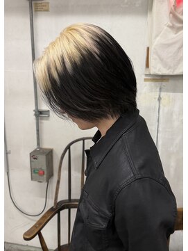 マーシー(MAAAAAC) メンズ　ボブカット　ルーツカラー　【stylist/KARIN】