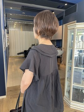 コワファースト 大分(COIFF1RST) ブリーチなしのグレージュカラー