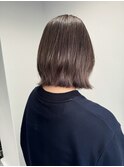 白髪ぼかしグレージュ