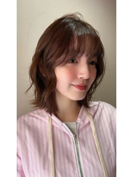 ヘアーアンドファッションシオミエイチ (hair＆fashion shiomi H) ゆるふわボブ