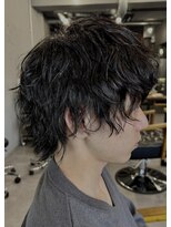 ウェイビー 桜木町店(WAVY)&nbsp;【WAVY】メンズウルフ×ニュアンススパイラルパーマ