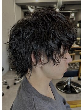 ウェイビー 桜木町店(WAVY) 【WAVY】メンズウルフ×ニュアンススパイラルパーマ