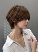 くびれボブ【eon】大人女性、白髪染め、ハイライト、マイナス6歳