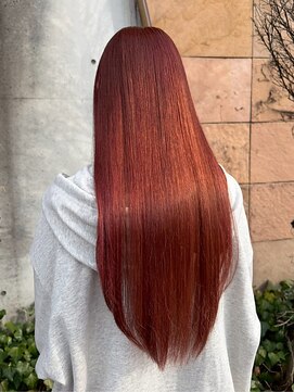 イーストハムヘッドショップ(EAST HAM head shop) 艶髪ロング/髪質改善/オレンジブラウン/ストレート