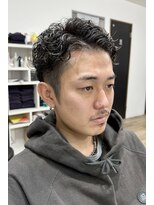 ノア(NOA) スパイラルパーマ/七三分けスパイラルパーマ