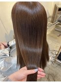 ブリーチなし明るめブラウン