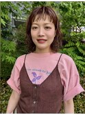 【天神赤坂】20代30代40代ブラウンカラー/ボブ