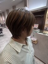 ジャストビューティサンク 上大岡(Just Beauty CiNQ)&nbsp;「40代50代 大人ショートボブ×顔まわりレイヤー」