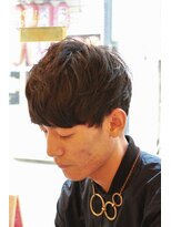 ブラット(brat)&nbsp;ナチュラルパーマツーブロック