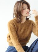 大人ロブのアンニュイウェーブ［髪質改善/池袋&目白&大塚］