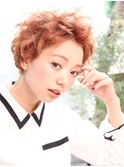 クセ毛風ふんわりパーマベリーショート