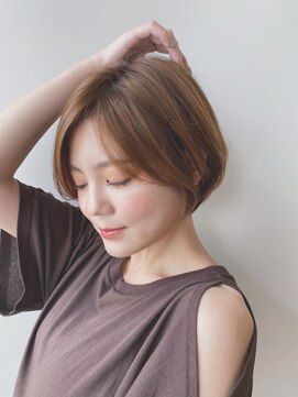 ラフ フロム ガーデン(Laf from GARDEN) 加藤貴大40代人気のひし形シルエットボブ 銀座/有楽町