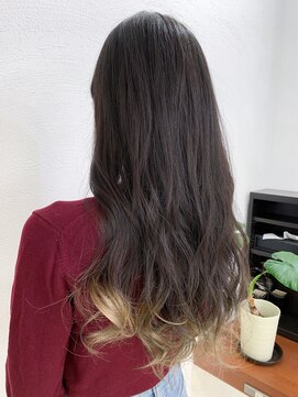 クラン 六甲道(Chlan) 裾カラーまろやかベージュ[六甲道/裾カラー]