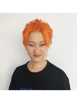 トゥービーコンティニュー(To Be Continued..) オレンジ/みかんの皮/変顔/ハイトーンカラー/ブリーチカラー