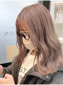 ハイトーン/ ピンクラベンダーベージュ
