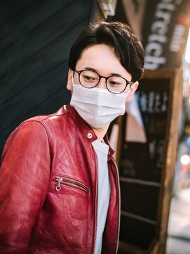 デフ(def) メンズ 上品で落ち着きのある大人サイドパートミディアム