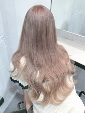 ベレーザ 渋谷(BELEZA) 3830ミルクティーアッシュ艶髪シルキーベージュハイトーンカラー