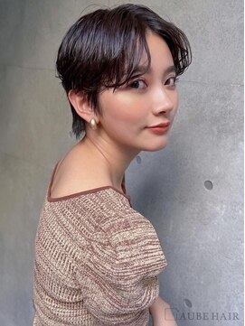 オーブ ヘアー ビーチ 藤沢店(AUBE HAIR beach) 20代・30代_ハンサムパーマショート