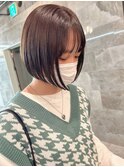 イメチェン/ハッシュカット/レッドブラウン[名古屋栄駅]