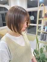 ラシク(racic)&nbsp;【racic】パツっとボブ×チラ見せイヤリングカラー