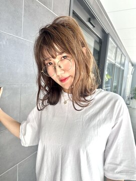 ヒース 姪浜(Heath) 【Heath】20代30代40代 前髪パーマ 大人かわいい ベージュカラー